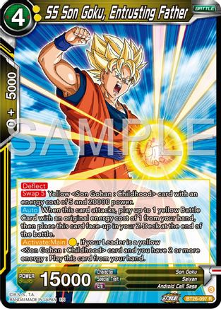 Image of SS Son Goku, Entrusting Father (BT26-097) - Ultimate Advent Foil