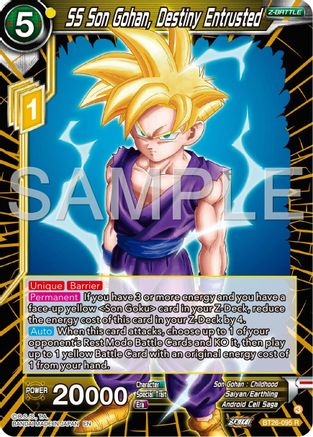 Image of SS Son Gohan, Destiny Entrusted (BT26-095) - Ultimate Advent Foil