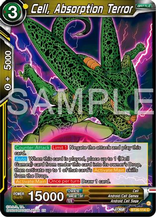 Image of Cell, Absorption Terror (BT26-114) - Ultimate Advent Foil
