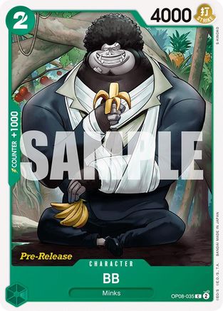 Image of BB (OP08-035) - Two Legends Pre-Release Cards