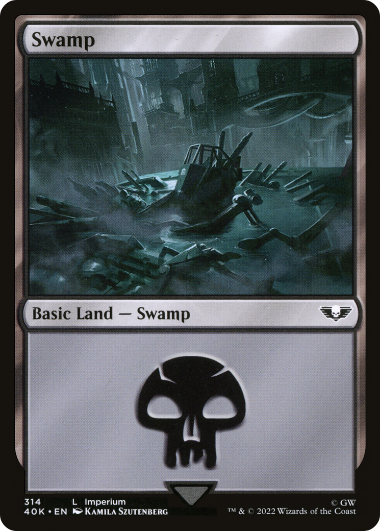 Image of Swamp (314) (40K-314) - Warhammer 40,000 Commander