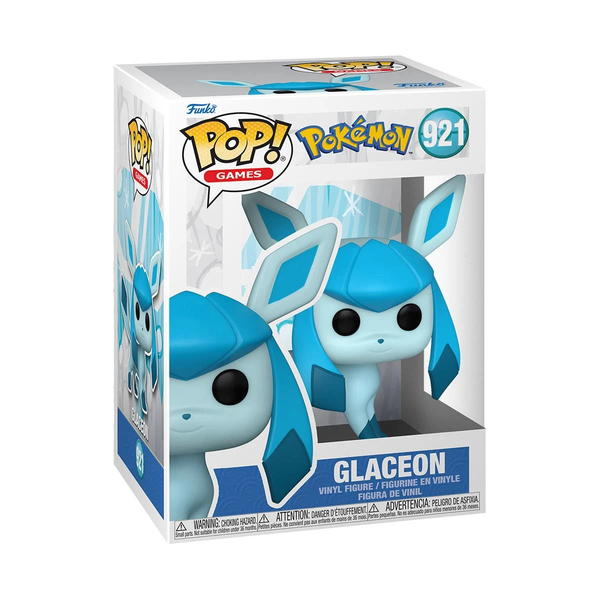 Image of COMING JAN 2025 Pokemon Glaceon Funko Pop! Vinyl Figure #921