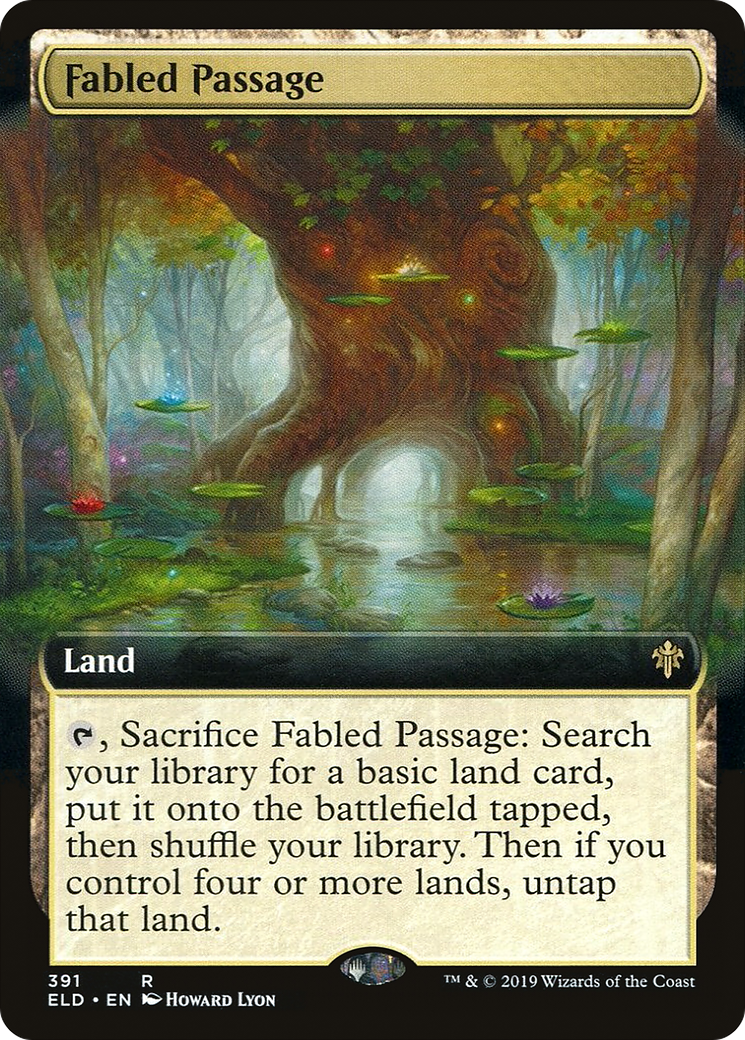 Image of Fabled Passage (Extended Art) (ELD-391) - Throne of Eldraine: (Extended Art) Foil