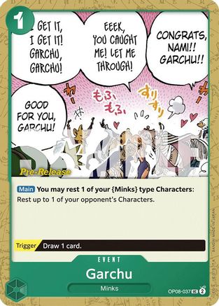 Image of Garchu (OP08-037) - Two Legends Pre-Release Cards