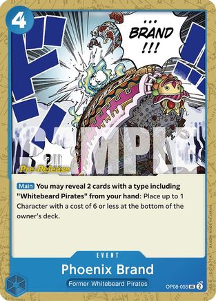 Image of Phoenix Brand (OP08-055) - Two Legends Pre-Release Cards