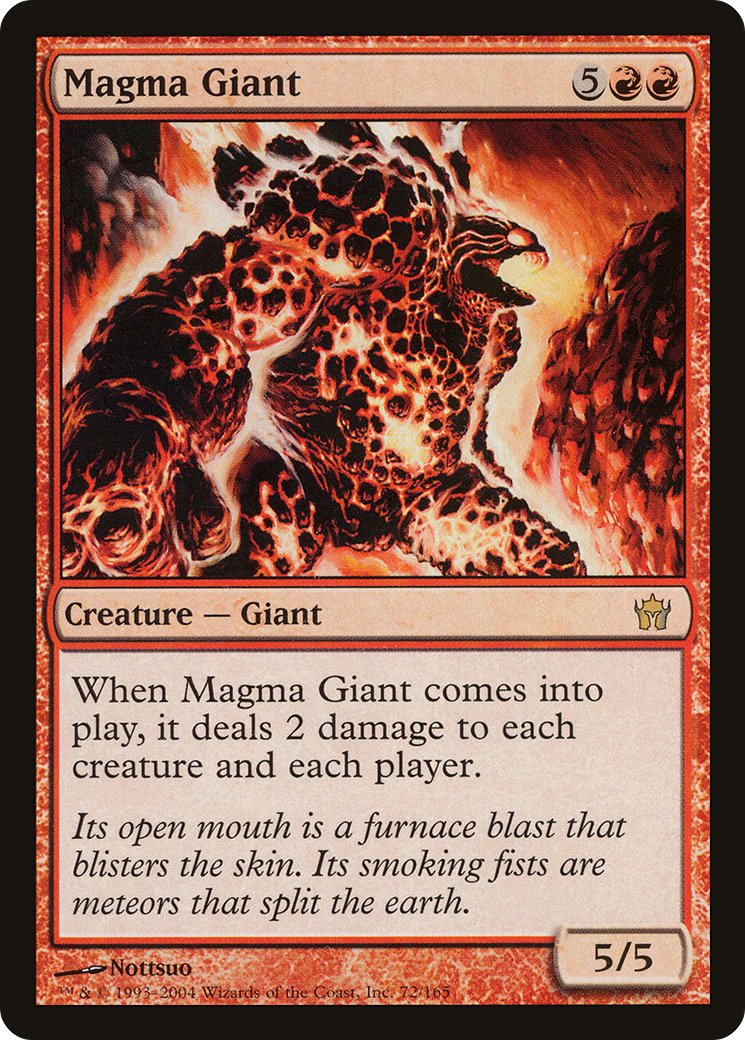 Image of Magma Giant (5DN-072) - Fifth Dawn Foil