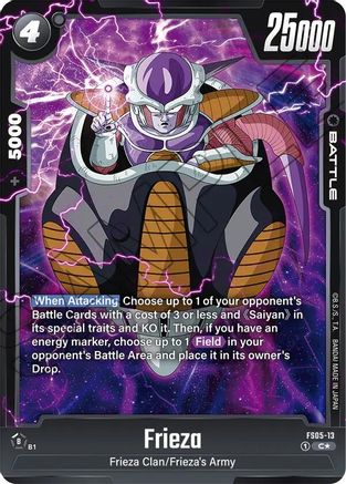 Image of Frieza (Bonus Pack Alternate Art) (FS05-13) - Starter Deck 5 Bardock Holofoil