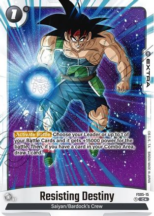 Image of Resisting Destiny (Bonus Pack Alternate Art) (FS05-15) - Starter Deck 5 Bardock Holofoil