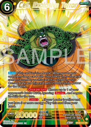 Image of Cell, Explosive Terror (BT26-1111) - Ultimate Advent Foil