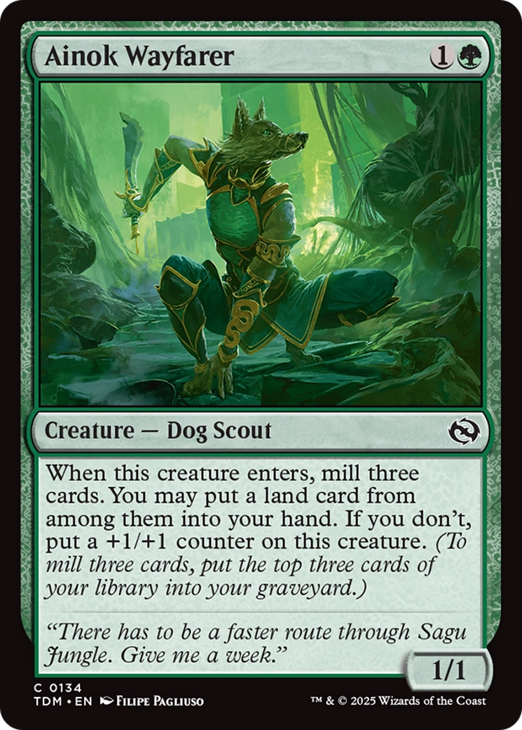 Image of Ainok Wayfarer (TDM-134) - Tarkir: Dragonstorm
