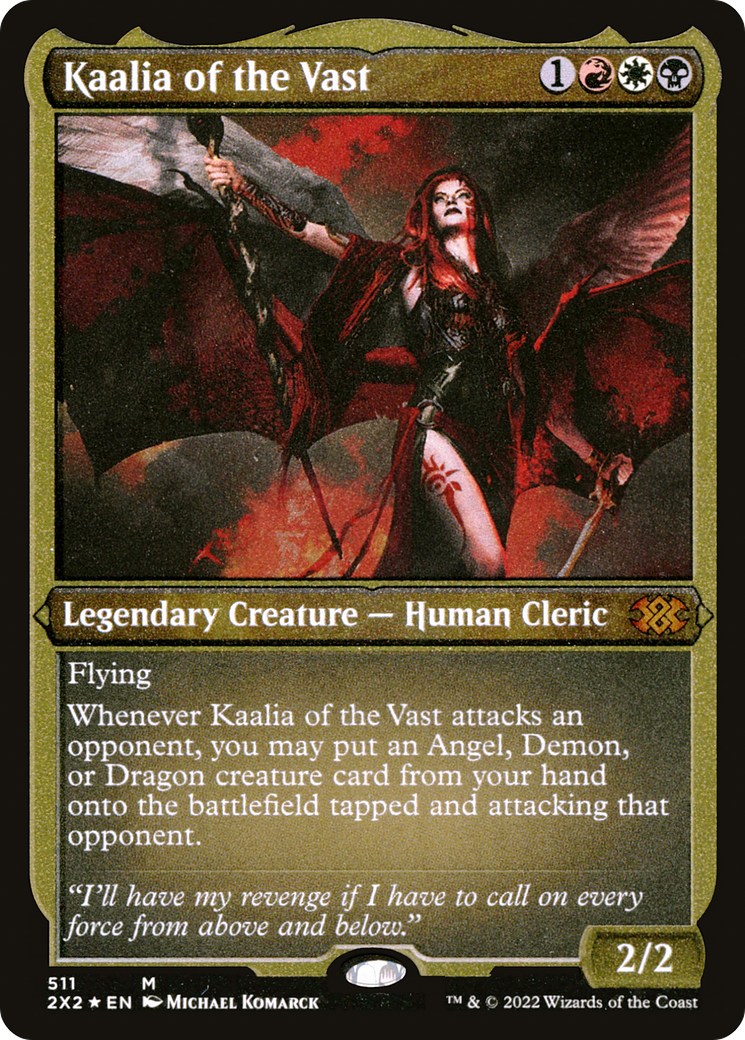 Image of Kaalia of the Vast (2X2-511) - Double Masters 2022 Foil
