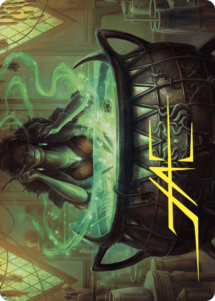 Image of Agatha's Soul Cauldron // Agatha's Soul Cauldron (AWOE-042) - Wilds of Eldraine Art Series (Borderless)