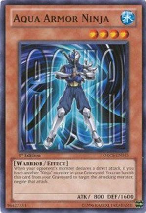 Image of Aqua Armor Ninja (ORCS-EN015) - Order of Chaos 1st Edition