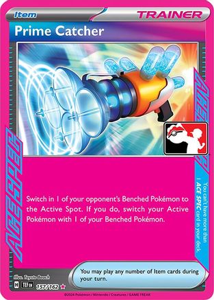 Image of Prime Catcher 157  - Holofoil Prize Pack Series Cards - ACE SPEC Rare