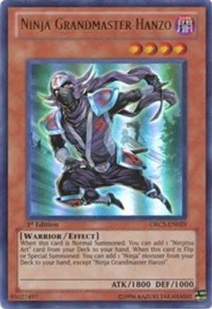 Image of Ninja Grandmaster Hanzo (ORCS-EN029) - Order of Chaos 1st Edition