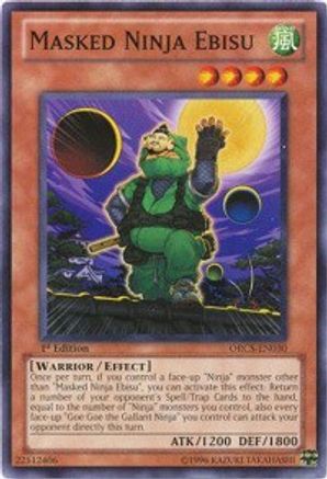 Image of Masked Ninja Ebisu (ORCS-EN030) - Order of Chaos 1st Edition