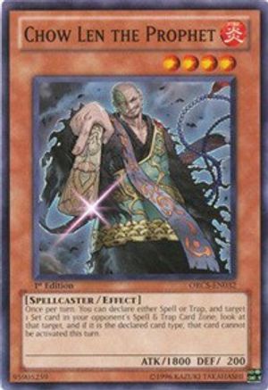 Image of Chow Len the Prophet (ORCS-EN032) - Order of Chaos 1st Edition