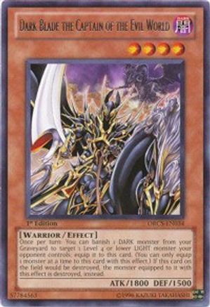 Image of Dark Blade the Captain of the Evil World (ORCS-EN034) - Order of Chaos 1st Edition