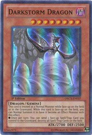 Image of Darkstorm Dragon (ORCS-EN037) - Order of Chaos 1st Edition