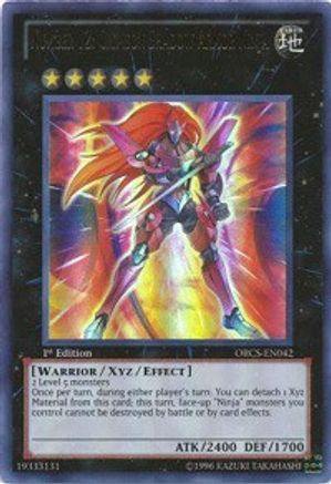 Image of Number 12: Crimson Shadow Armor Ninja (ORCS-EN042) - Order of Chaos 1st Edition