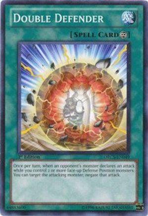 Image of Double Defender (ORCS-EN049) - Order of Chaos 1st Edition