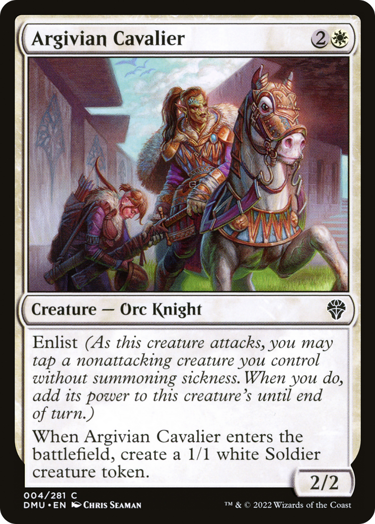 Image of Argivian Cavalier (DMU-004) - Dominaria United