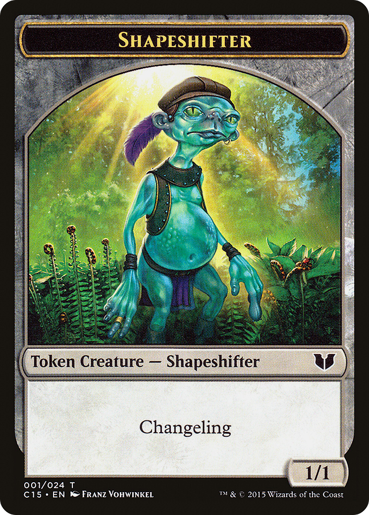 Image of Shapeshifter // Shapeshifter Double-Sided Token (C15-001) - Commander 2015 Tokens
