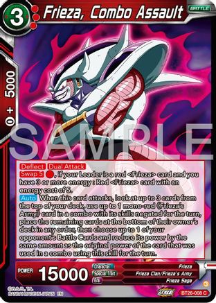 Image of Frieza, Combo Assault (BT26-008) - Ultimate Advent Foil