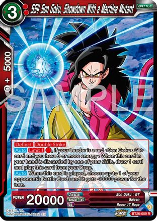 Image of SS4 Son Goku, Showdown With a Machine Mutant (BT26-009) - Ultimate Advent