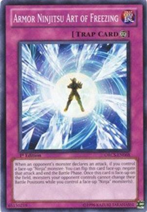 Image of Armor Ninjitsu Art of Freezing (ORCS-EN068) - Order of Chaos 1st Edition