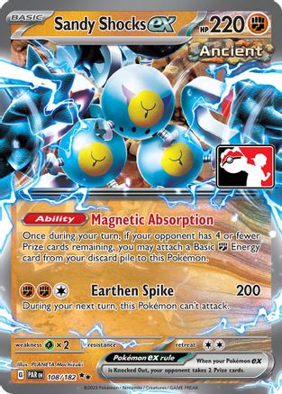 Image of Sandy Shocks ex - 108/182/182  - Holofoil Prize Pack Series Cards - Double Rare