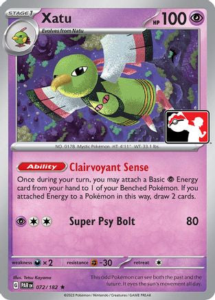 Image of Xatu 072/182  Prize Pack Series Cards - Rare