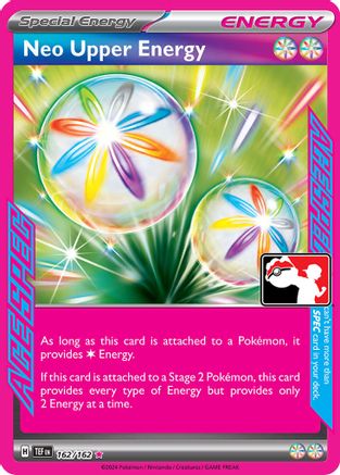 Image of Neo Upper Energy 162/162  - Holofoil Prize Pack Series Cards - ACE SPEC Rare
