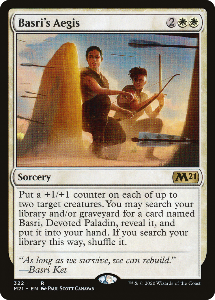 Image of Basri's Aegis (M21-322) - Core Set 2021
