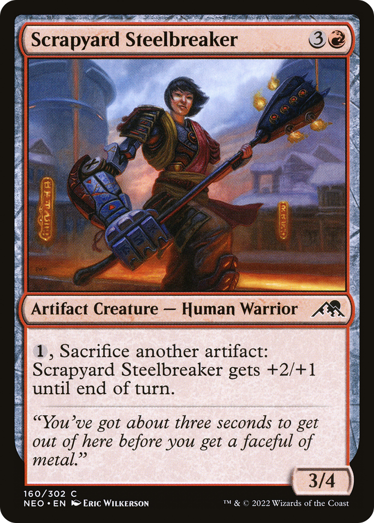 Image of Scrapyard Steelbreaker (NEO-160) - Kamigawa: Neon Dynasty