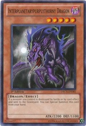 Image of Interplanetarypurplythorny Dragon (ORCS-EN085) - Order of Chaos 1st Edition