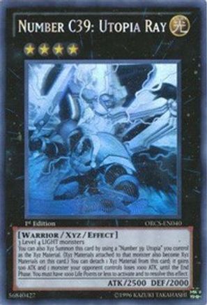 Image of Number C39: Utopia Ray (Ghost Rare) (ORCS-EN040) - Order of Chaos Unlimited