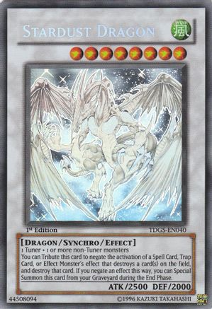Image of Stardust Dragon (Ghost) (TDGS-EN040) - The Duelist Genesis 1st Edition