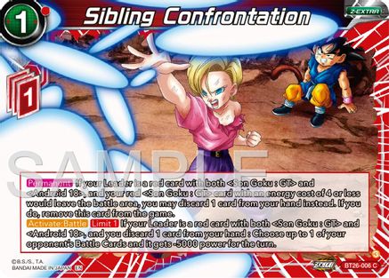 Image of Sibling Confrontation (BT26-006) - Ultimate Advent Foil
