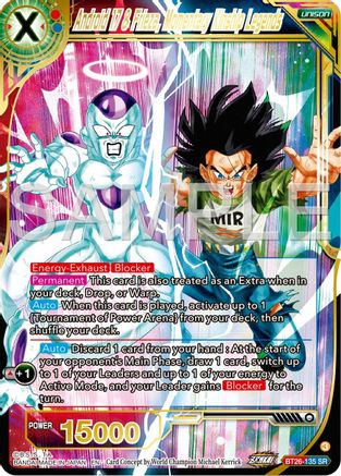 Image of Android 17 & Frieza, Momentary Kinship Legends (BT26-135) - Ultimate Advent Foil