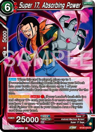 Image of Super 17, Absorbing Power (BT26-023) - Ultimate Advent