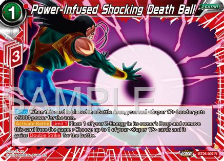 Image of Power-Infused Shocking Death Ball (BT26-007) - Ultimate Advent Foil