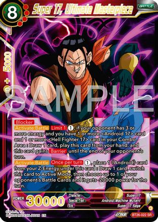 Image of Super 17, Ultimate Masterpiece (BT26-022) - Ultimate Advent Foil