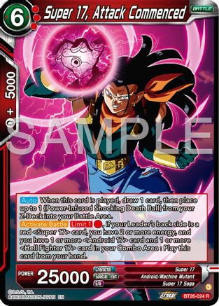 Image of Super 17, Attack Commenced (BT26-024) - Ultimate Advent Foil