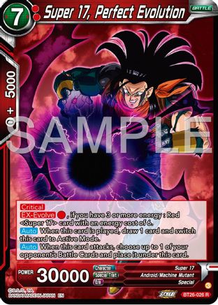 Image of Super 17, Perfect Evolution (BT26-026) - Ultimate Advent Foil