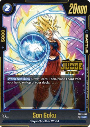 Image of Son Goku - FB03-036 (Judge Pack (Store Judge) 02) (FB03-036) - Tournament and Championship Promos Holofoil