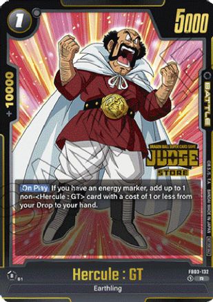 Image of Hercule : GT (Judge Pack (Store Judge) 02) (FB03-132) - Tournament and Championship Promos Holofoil