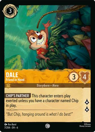 Image of Dale - Friend in Need (7/204) - Azurite Sea Cold Foil