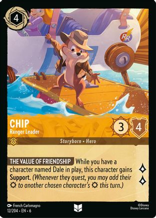 Image of Chip - Ranger Leader (12/204) - Azurite Sea Cold Foil