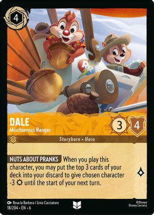 Image of Dale - Mischievous Ranger (18/204) - Azurite Sea Cold Foil